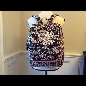 Vera Bradley Campus Backpack and Wallet
